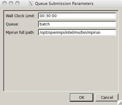 Screenshot of New Session->Run menu selection